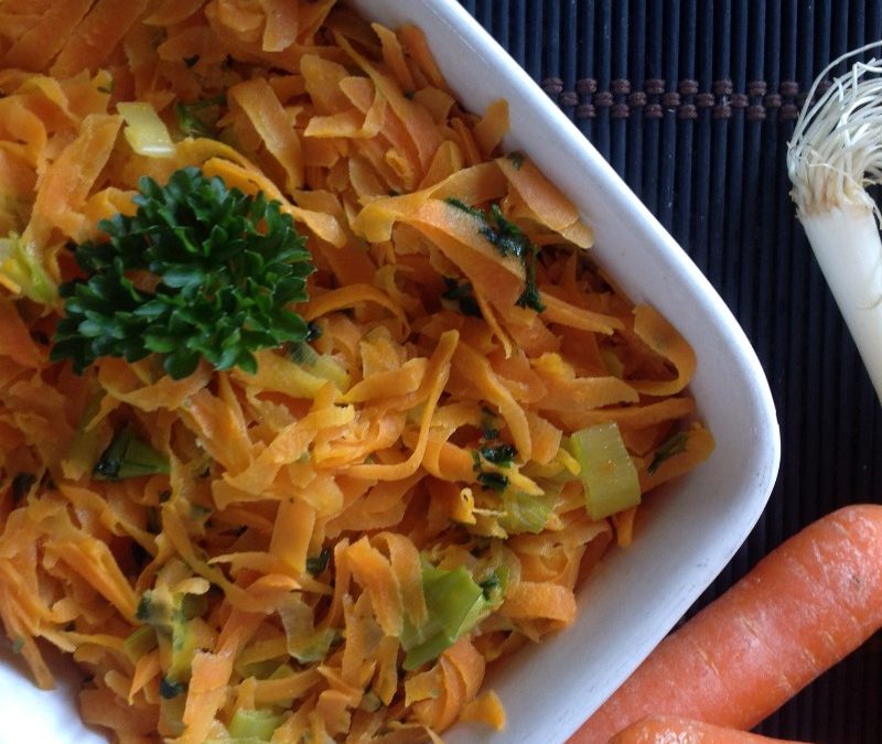 Savory Carrot Salad Recipe