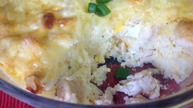 Rice and Chicken Bake Recipe - Old Skool Recipes