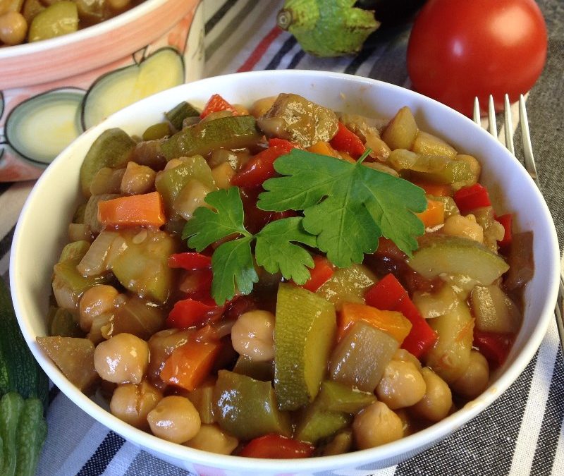 Vegan – Eggplant and Chickpea Stew Recipe