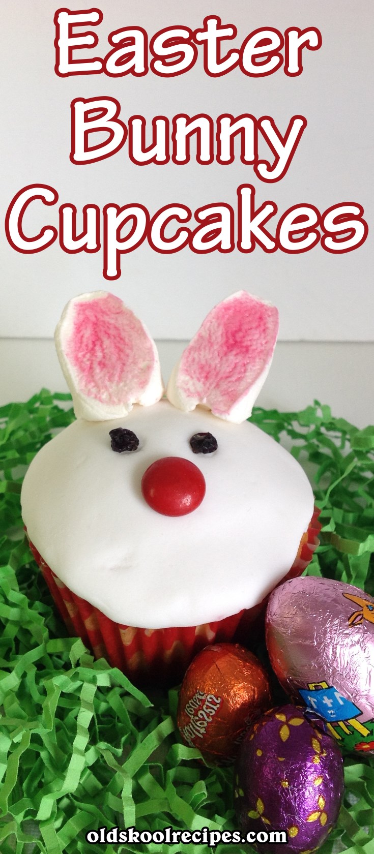 Easter Bunny Cupcakes Recipe - Old Skool Recipes