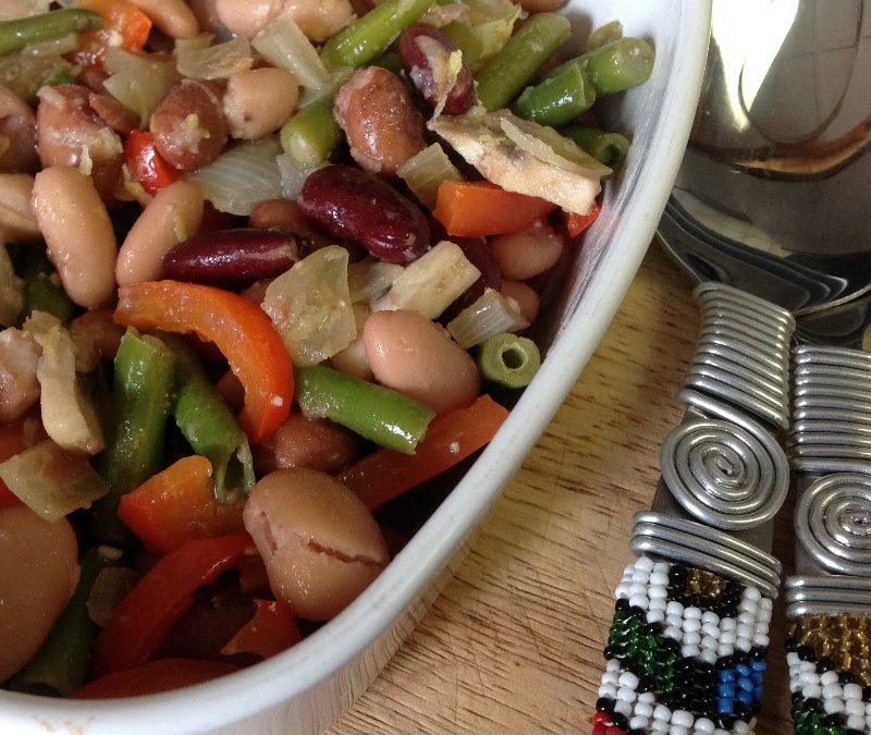 Vegan – Bean and Mushroom Salad Recipe