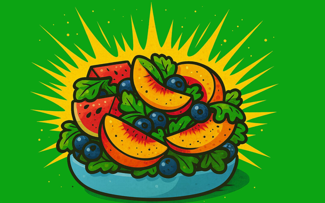 Watercress and Summer Fruit Salad